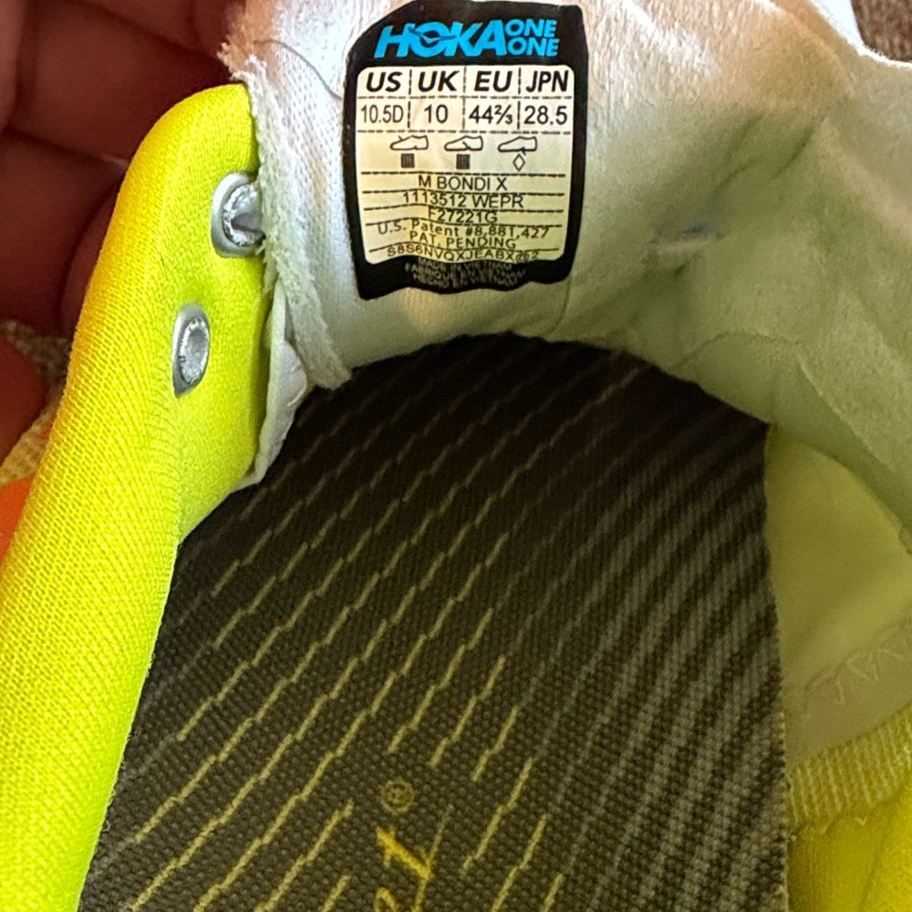 HOKA Bondi X w/ SuperFeet Insole - Picture 5 of 5